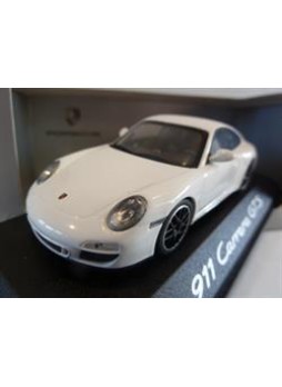 Модель автомобиля "Porsche 911 Carrera GTS 1:43", белый