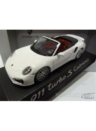 Модель автомобиля Porsche 911 (991) Turbo S Cabriolet 1:43, белый оптом