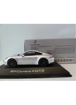 Модель автомобиля "Porsche 911 (991) Carrera 4 GT 1:43", серебристый