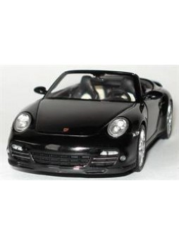 Модель автомобиля "Porsche 911 turbo S Cabriolet (997, Modell 2010) 1:43", чёрный