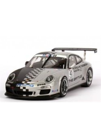 Модель автомобиля Porsche 911 GT3 Cup (997) Porsche Design, The Battle 2011 Nr.40 1:43, серебристый оптом