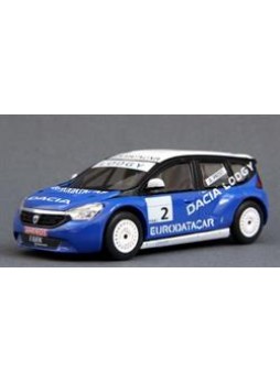 Модель автомобиля "Renault Dacia Lodgy Glace Trophee Andros (Alain Prost) 1:43", синий