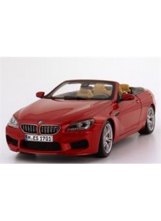 Модель автомобиля BMW M6 Cabrio (F12) 1:18, красный оптом