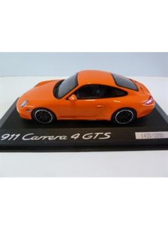 Модель автомобиля Porsche 911 (997 II) Carrera 4 GTS 1:43, оранжевый оптом