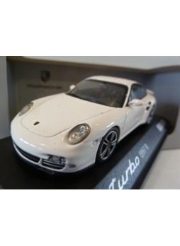 Модель автомобиля "Porsche 911 (997 li) Turbo 3.8 1:43", белый