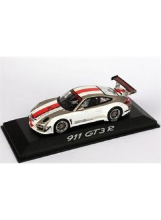 Модель автомобиля Porsche 911 GT3 R (997) 2010 1:43, белый оптом