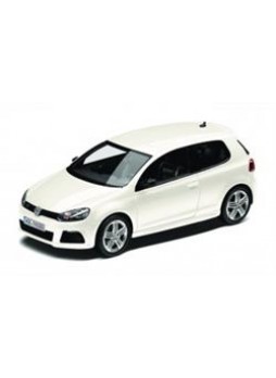 Модель автомобиля "Volkswagen Golf R 1:43", белый