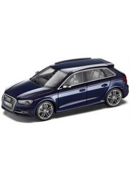 Модель автомобиля "Audi s3 sportback 1:43", синий