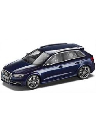 Модель автомобиля Audi s3 sportback 1:43, синий оптом