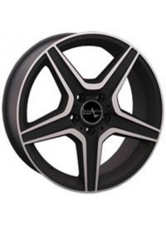 Диск колёсный литой MB75 8x18, 5x112, ET50, D66.6, матовый черный полированный (MBF) оптом