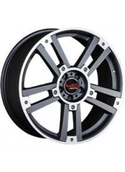 Диск колёсный литой "MB81 8.5x20, 5x112, ET45, D66.6, матовый черный полированный (MBF)"