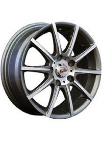 Диск колёсный литой M12 5.5x15, 5x114,3, ET41, D67.1, насыщенный темно-серый полностью полированный (GMF) оптом