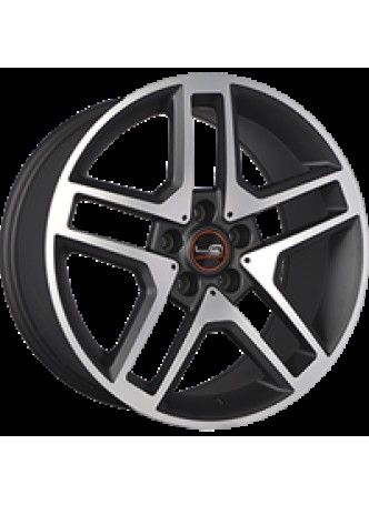 Диск колёсный литой MB76 8.5x18, 5x112, ET38, D66.6, матовый черный полированный (MBF) оптом
