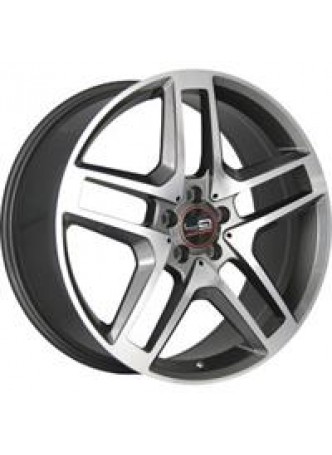 Диск колёсный литой MB76 8.5x18, 5x112, ET28, D66.6, насыщенный темно-серый полированный (GMF) оптом