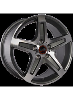 Диск колёсный литой "MB71 7x16, 5x112, ET43, D66.6, насыщенный темно-серый полированный (GMF)"