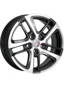Диск колёсный литой "Concept-SNG501 6.5x16, 5x130, ET43, D84.1, черный полированный (BKF)"