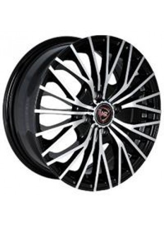 Диск колёсный литой F-3 7x17, 5x115, ET45, D70.3, черный полностью полированный (BKF) оптом