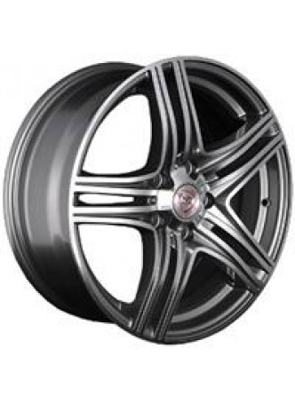 Диск колёсный литой F-6 6.5x15, 4x100, ET50, D60.1, насыщенный темно-серый полностью полированный (GMF) оптом