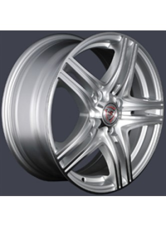 Диск колёсный литой F-6 6.5x16, 5x110, ET37, D65.1, серебристый полностью полированный (SF) оптом