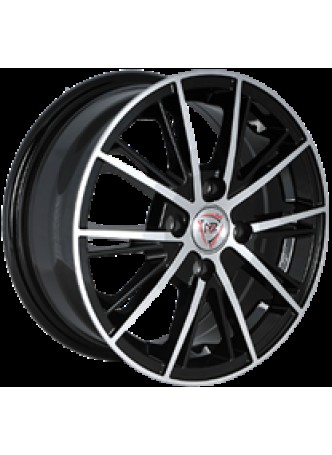 Диск колёсный литой F-31 6.5x16, 4x98, ET38, D58.6, черный полностью полированный (BKF) оптом