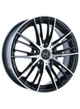 Диск колёсный литой F-33 7x17, 5x115, ET45, D70.3, черный полностью полированный (BKF) оптом