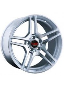 Диск колёсный литой "MB87 9.5x18, 5x112, ET43, D66.6, серебристый полностью полированный (SF)"