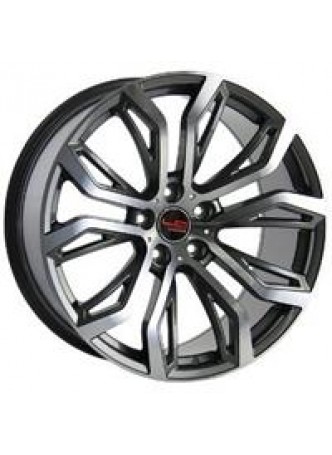 Диск колёсный литой Concept-B501 11x21, 5x120, ET38, D72.6, насыщенный темно-серый полностью полированный (GMF) оптом