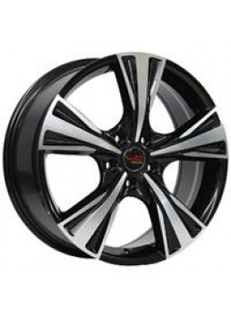 Диск колёсный литой "Concept-H503 7.5x18, 5x114,3, ET50, D64.1, черный полированный (BKF)"