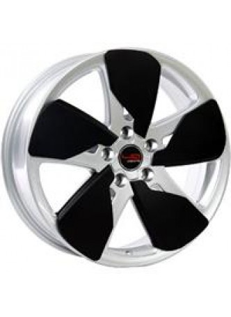 Диск колёсный литой Concept-HND502 7x18, 5x114,3, ET35, D67.1, серебристый+пластиковые вставки (S+plastic) оптом
