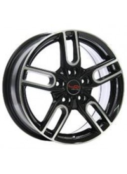 Диск колёсный литой "Concept-SK504 6.5x16, 5x112, ET50, D57.1, черный полированный (BKF)"