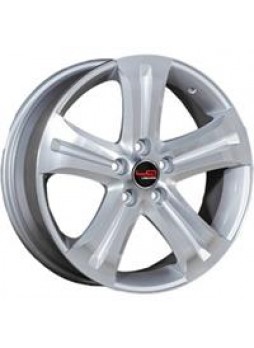 Диск колёсный литой "LX23 7.5x19, 5x114,3, ET35, D60.1, серебристый полностью полированный (SF)"