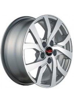 Диск колёсный литой "CI25 6.5x17, 5x114,3, ET38, D67.1, серебристый полностью полированный (SF)"