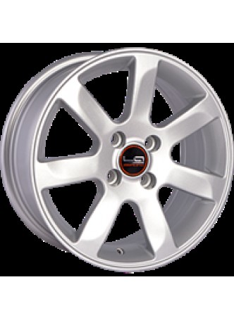 Диск колёсный литой GM55 6.5x15, 4x100, ET40, D56.6, серебристый (S) оптом