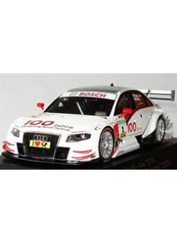 Модель автомобиля "Audi A4 DTM 2009 "Abt, 100 Jahre Audi" Nr.2, Tom Kristensen 1:43", белый