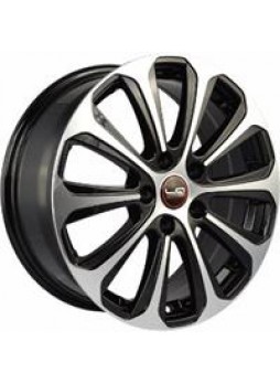Диск колёсный литой "KI141 7.5x18, 5x114,3, ET46, D67.1, черный полностью полированный (BKF)"