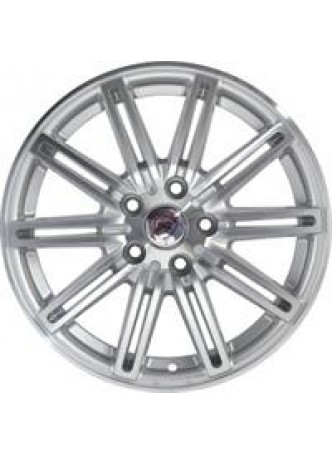 Диск колёсный литой SH662 6.5x16, 5x114,3, ET50, D66.1, серебристый полностью полированный (SF) оптом