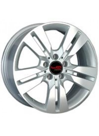 Диск колёсный литой MB124 7.5x17, 5x112, ET37, D66.6, серебристый полностью полированный (SF) оптом