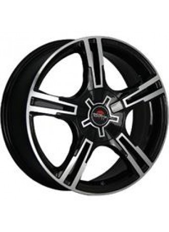 Диск колёсный литой MODEL-8 7x17, 5x108, ET55, D63.3, черный полностью полированный (BKF) оптом
