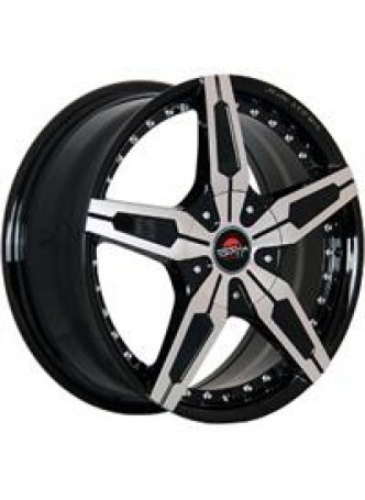 Диск колёсный литой MODEL-17 6.5x16, 5x114,3, ET46, D67.1, черный полностью полированный (BKF) оптом