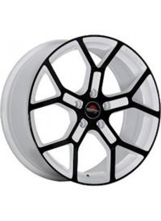 Диск колёсный литой MODEL-19 7x17, 5x114,3, ET50, D64.1, белый +черный (W+B) оптом