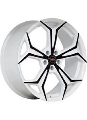 Диск колёсный литой MODEL-20 7x17, 5x100, ET48, D56.1, белый +черный (W+B) оптом