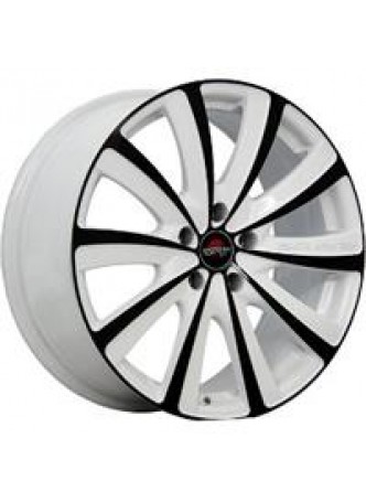 Диск колёсный литой MODEL-22 6.5x16, 5x105, ET39, D56.6, белый +черный (W+B) оптом