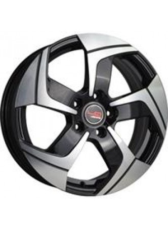 Диск колёсный литой Concept-H502 6.5x17, 5x114,3, ET50, D64.1, черный полированный (BKF) оптом