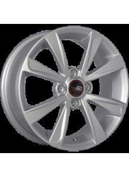 Диск колёсный литой "GM77 6x15, 4x100, ET39, D56.6, серебристый (S)"