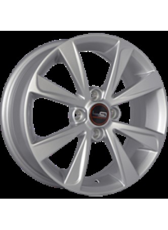 Диск колёсный литой GM77 6x15, 4x100, ET39, D56.6, серебристый (S) оптом