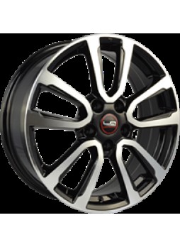 Диск колёсный литой "GL18 6.5x16, 5x114,3, ET45, D54.1, черный полностью полированный (BKF)"