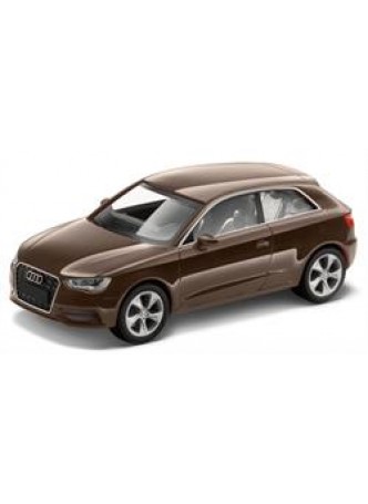 Модель автомобиля Audi A3 1:87, коричневый оптом