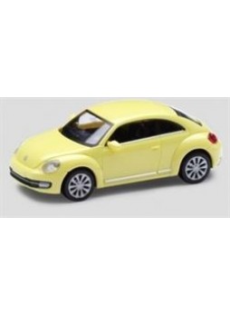 Модель автомобиля "Volkswagen Beetle 1:87", жёлтый