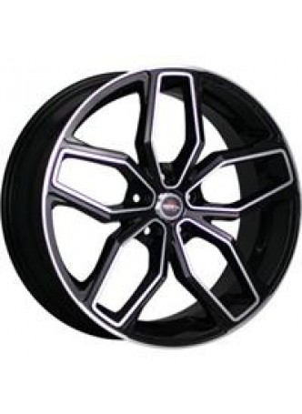 Диск колёсный литой MODEL-42 8x19, 5x112, ET39, D66.6, черный полностью полированный (BKF) оптом