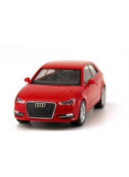 Модель автомобиля "Audi A3 (8V) 1:87", красный